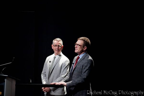 Adrian Kohler with Basil Jones Photo
