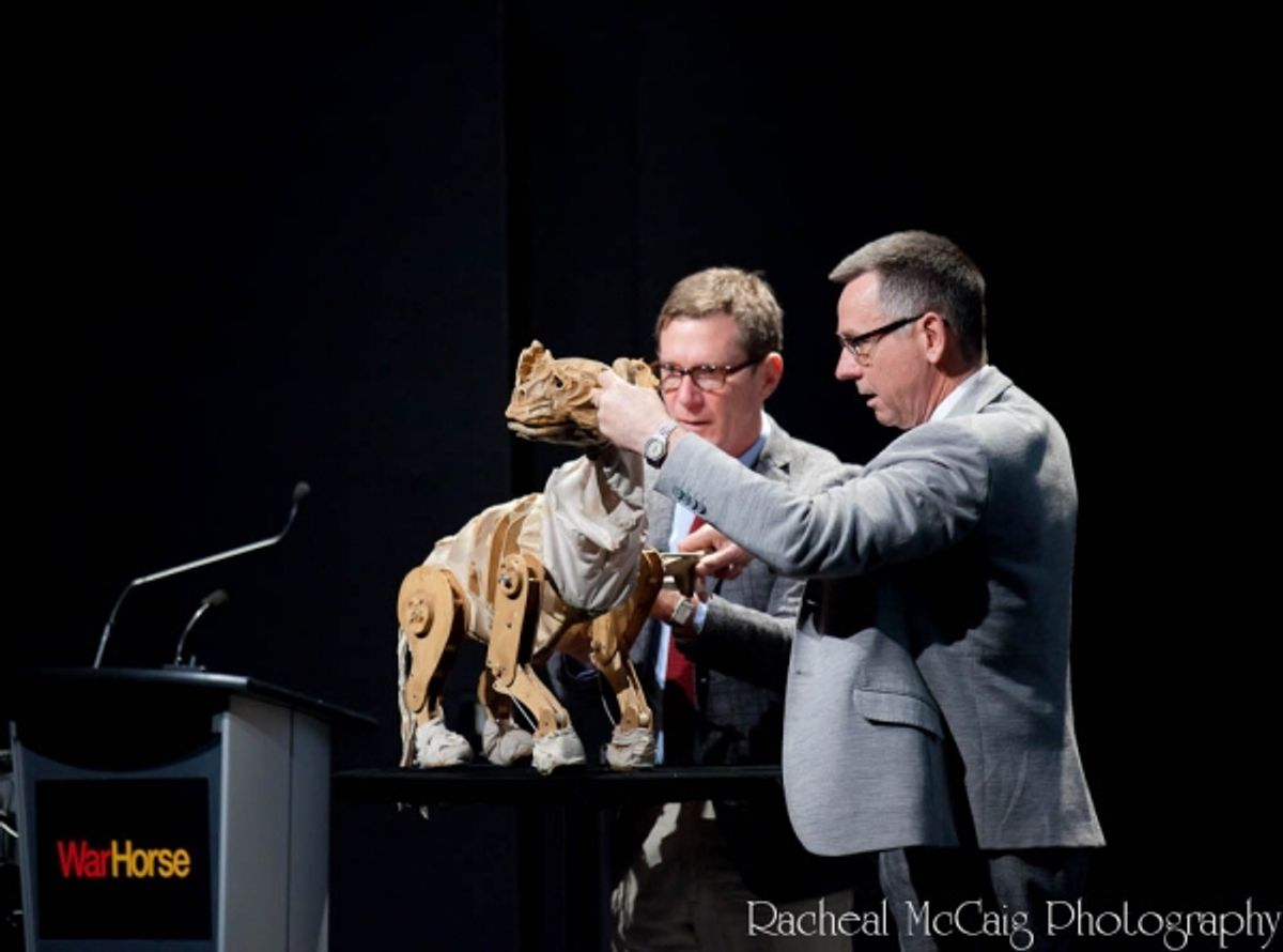 Basil Jones and Adrian Kohler at 