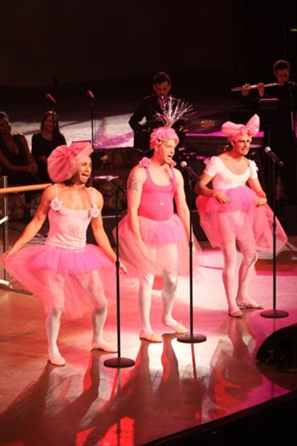 Ace Young, Tony Award-winner Levi Kreis and David Burnham  in New York's Finest at Fo Photo