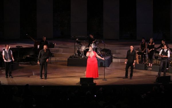 Levi Kreis, Brandon Victor Dixon, Frenchie Davis, Ace Young and David Burnham close 