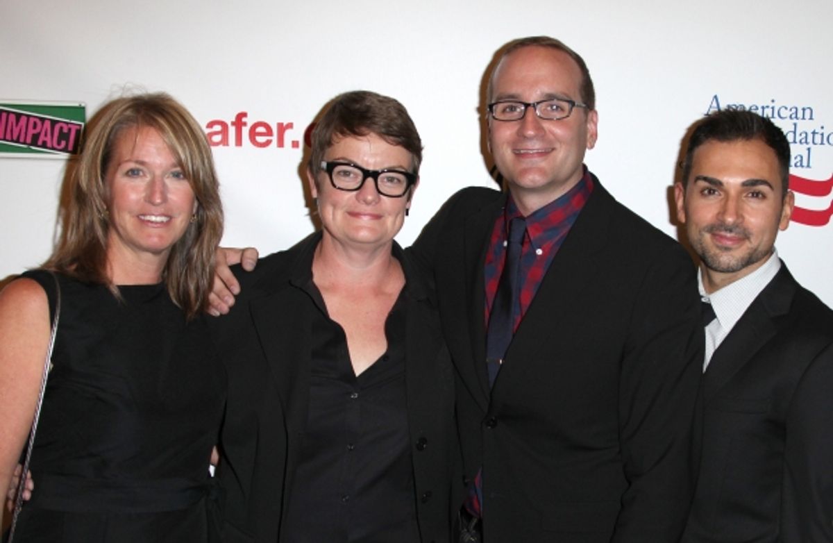 Sandy Stier, Kris Perry, Chad Griffin, Paul Katami   at 