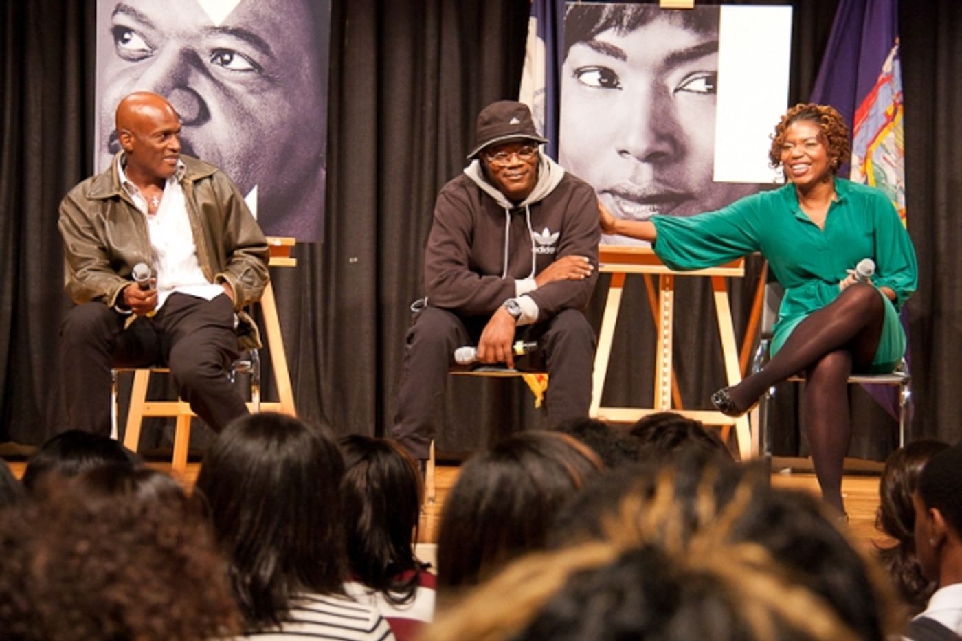 Photo Coverage: Samuel L. Jackson, Angela Bassett Bring Talk of THE MOUNTAINTOP to The Brooklyn Academy of the Arts  Image