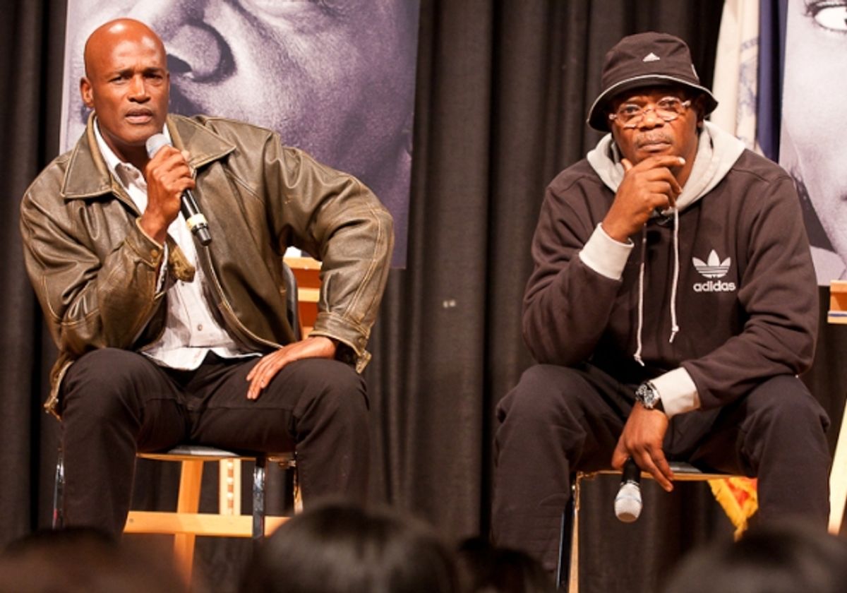 Kenny Leon and Samuel L. Jackson at 