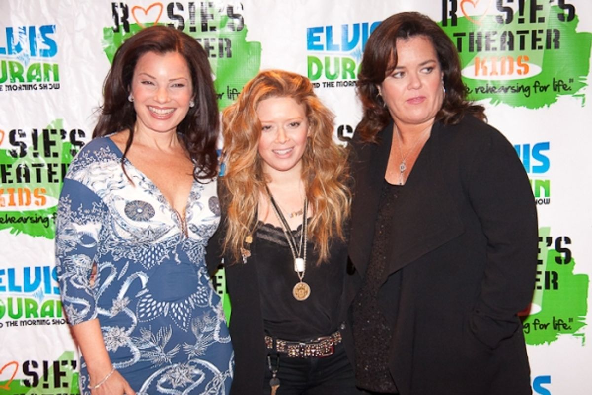 Fran Drescher, Natasha Lyonne, and Rosie O'Donnell,  at 