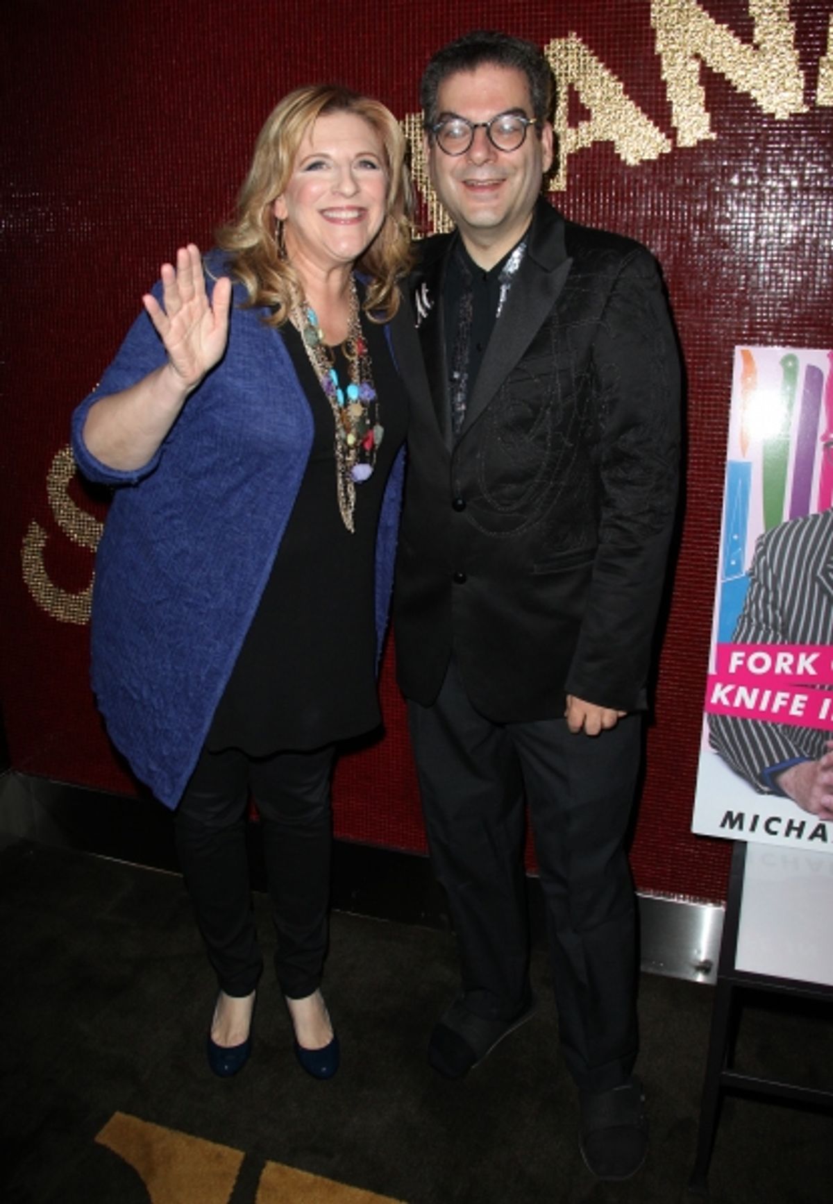 Lisa Lampanelli & Michael Musto  at 