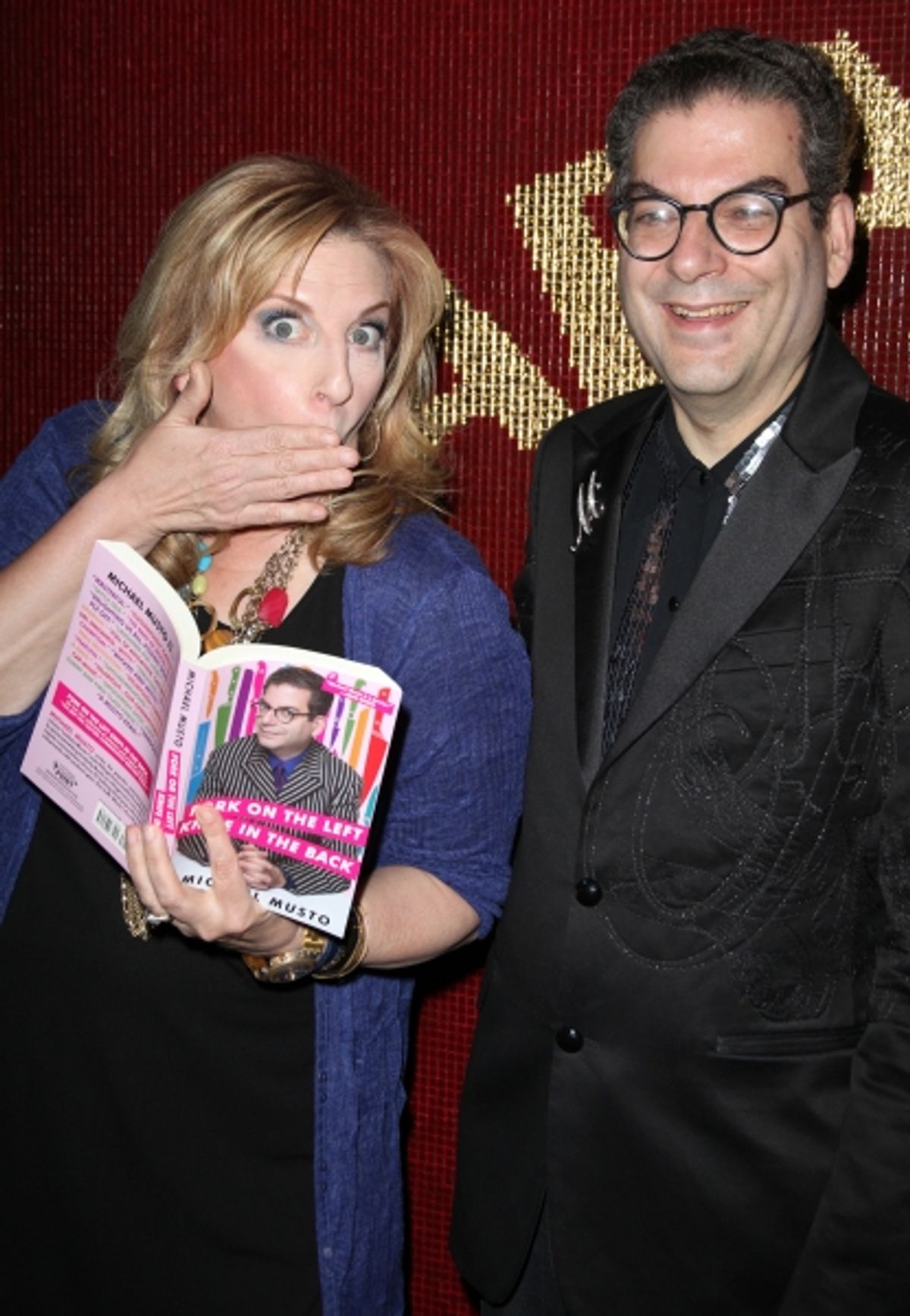Lisa Lampanelli & Michael Musto at 