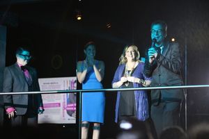 Murray Hill, Lisa Lampanelli, Lisa Lampanelli & Michael Musto attending the Michael M Photo