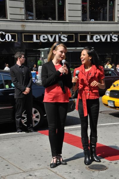 Brent Reams, Kaitlyn Davidson and J. Elaine Marcos Photo