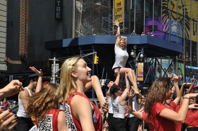 Robyn Hurder and the dancers Photo