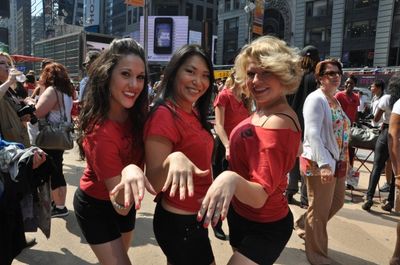 Elizabeth Stacey, Rebeccca Larkin and Sarah Hicks Photo