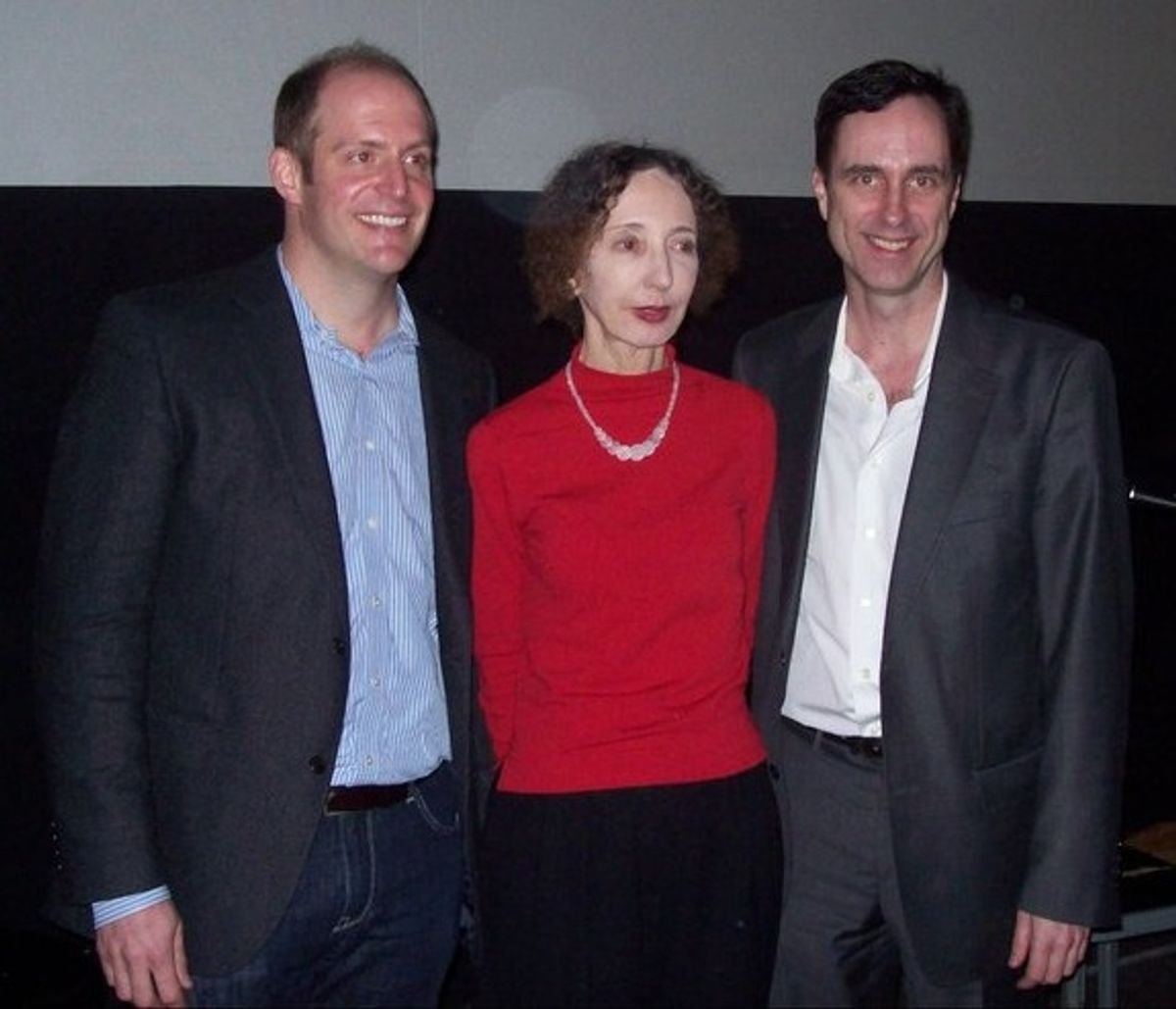 Thomas Caruso, Joyce Carol Oates, Bill Connington