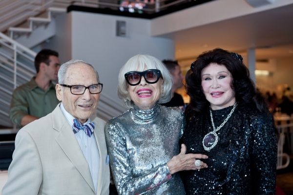 Harry Kullijian, Carol Channing and Barbara Van Orden Photo