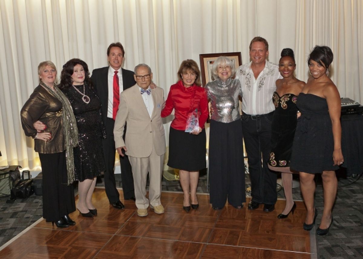  Alison Arngrim, Barbara Van Orden, Davis Gaines, Harry Kullijian, Jackie Speier, Carol Channing, Rex Smith, Jonelle Allen and Kamilah Marshall at 