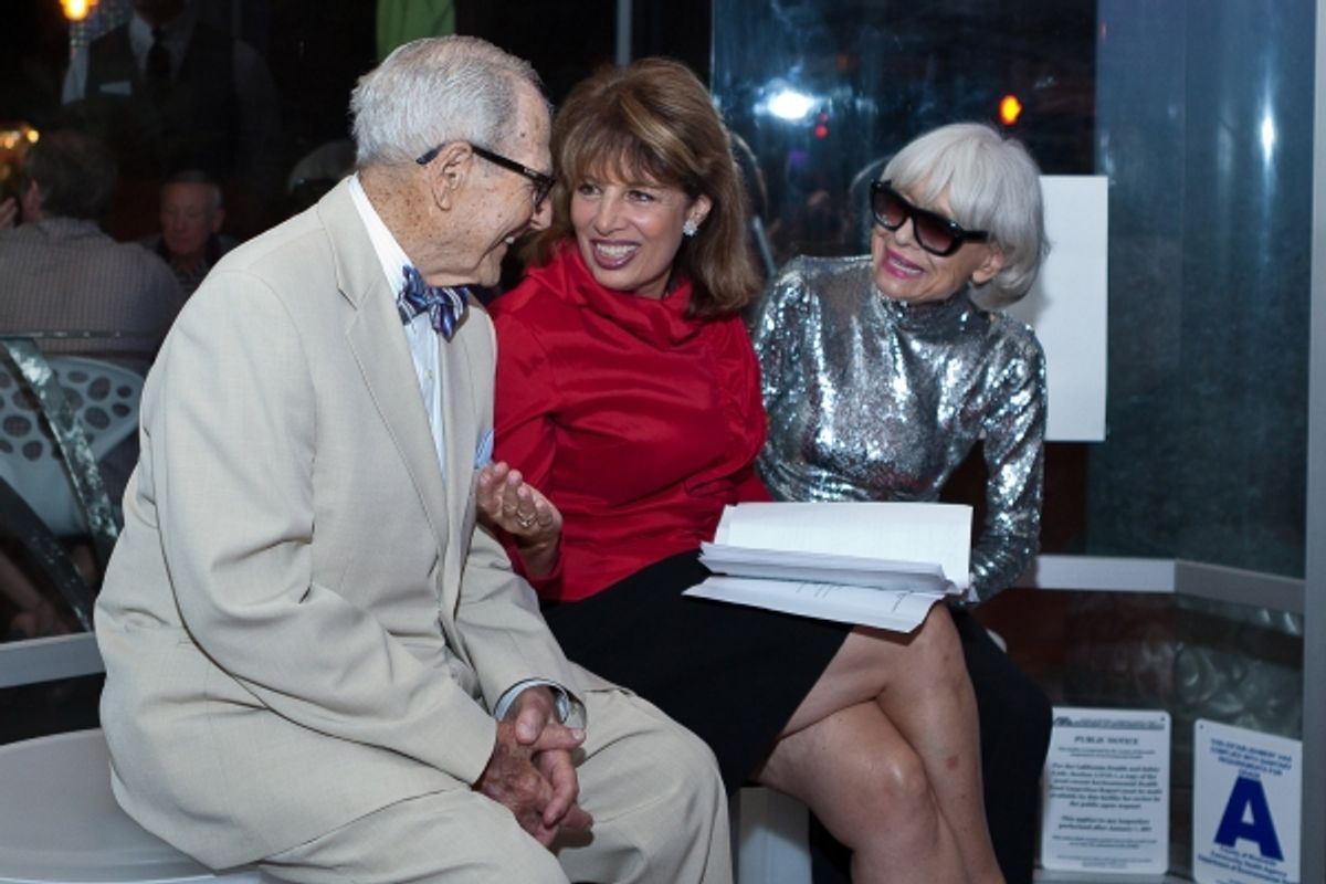 Harry Kullijian, Jackie Speier, Carol Channing at 