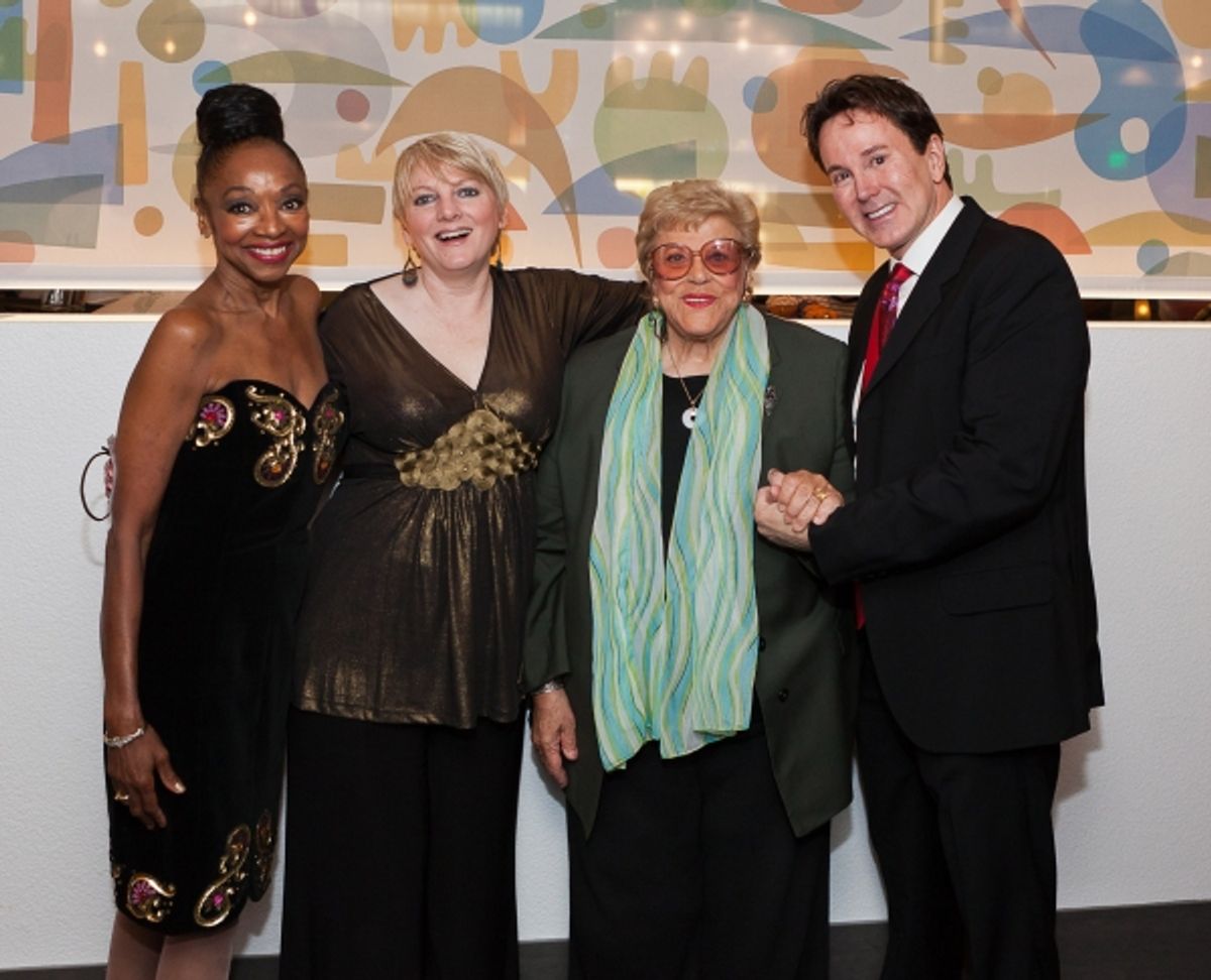 Jonelle Allen, Alison Arngrim, Kaye Ballard and Davis Gaines at 
