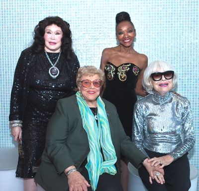Barbara Van Orden, Kaye Ballard, Jonelle Allen and Carol Channing Photo