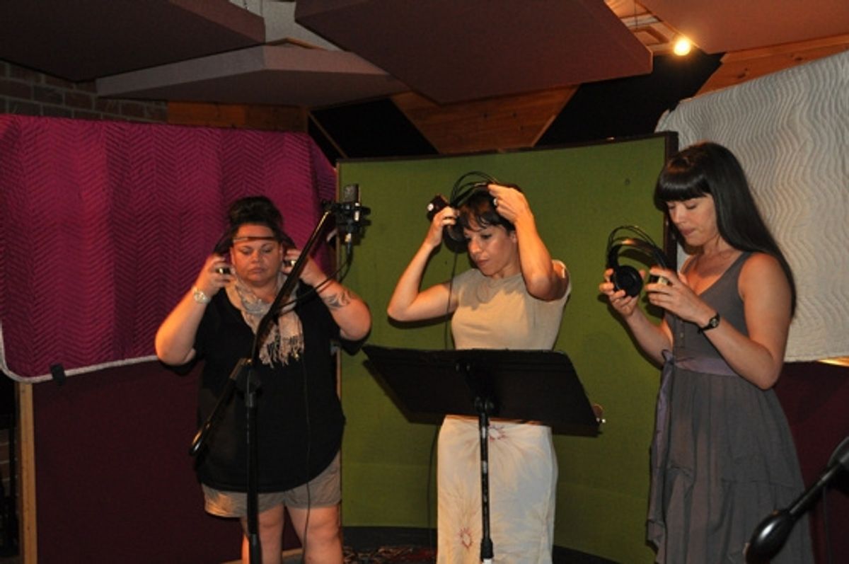 Keala Settle, Ellyn Marie Marsh and Esther Stillwell at 