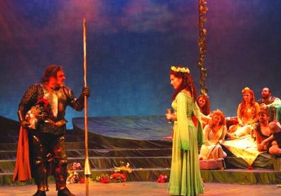 Jarid Faubel and Kim Carson and Cast Photo