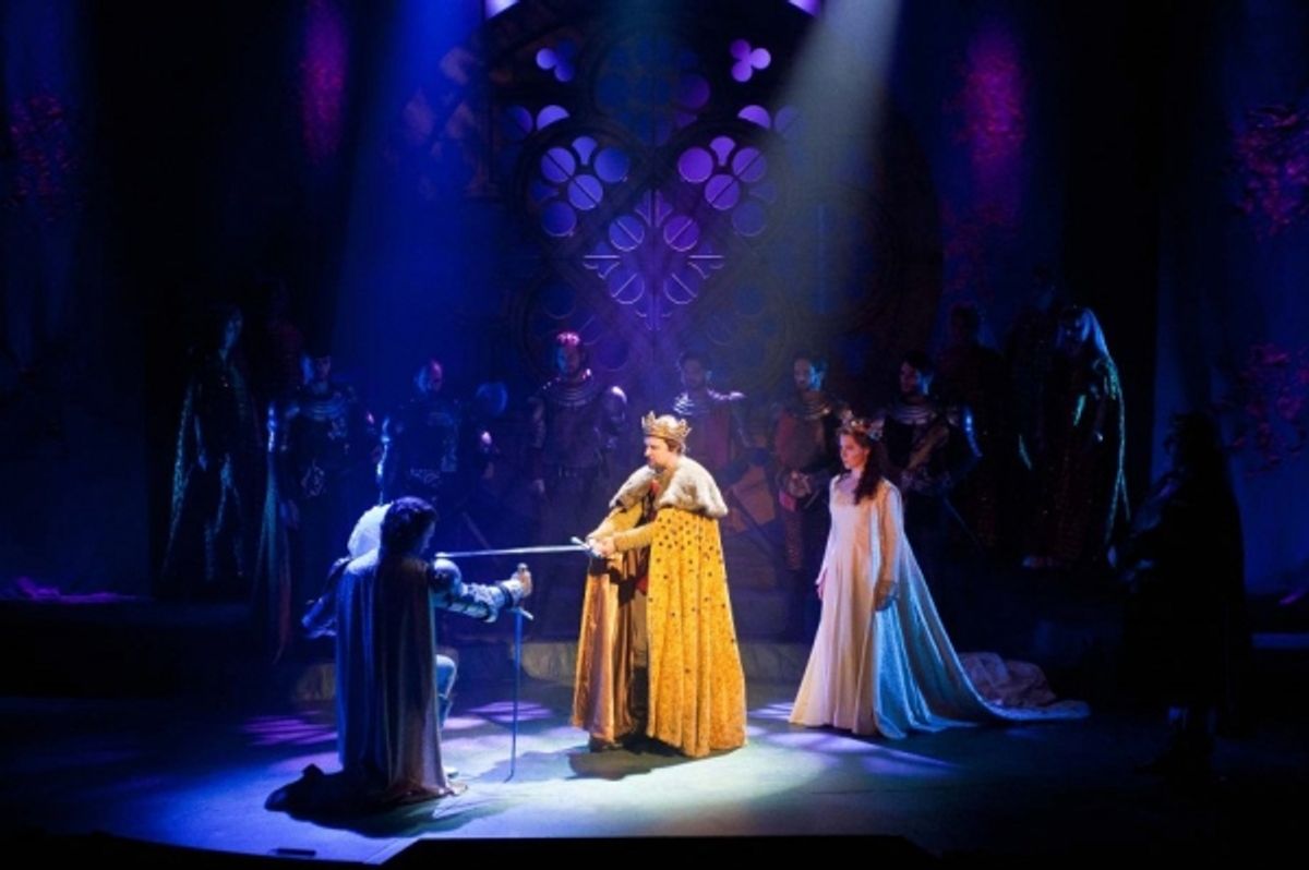 David Benoitt as King Pellinore, Kim Carson and Ensemble at 