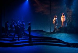 Jarid Faubel as Lancelot, Jim Stanek and Kim Carson and Cast Photo