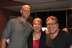 Zachery James, Valerie Fagan and Jim Borstelmann Photo