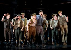 Jeremy Jordan (Jack Kelley) and the Newsies @ BroadwayWorld Jeremy Jordan (Jack Kelley) and the Newsies Photo