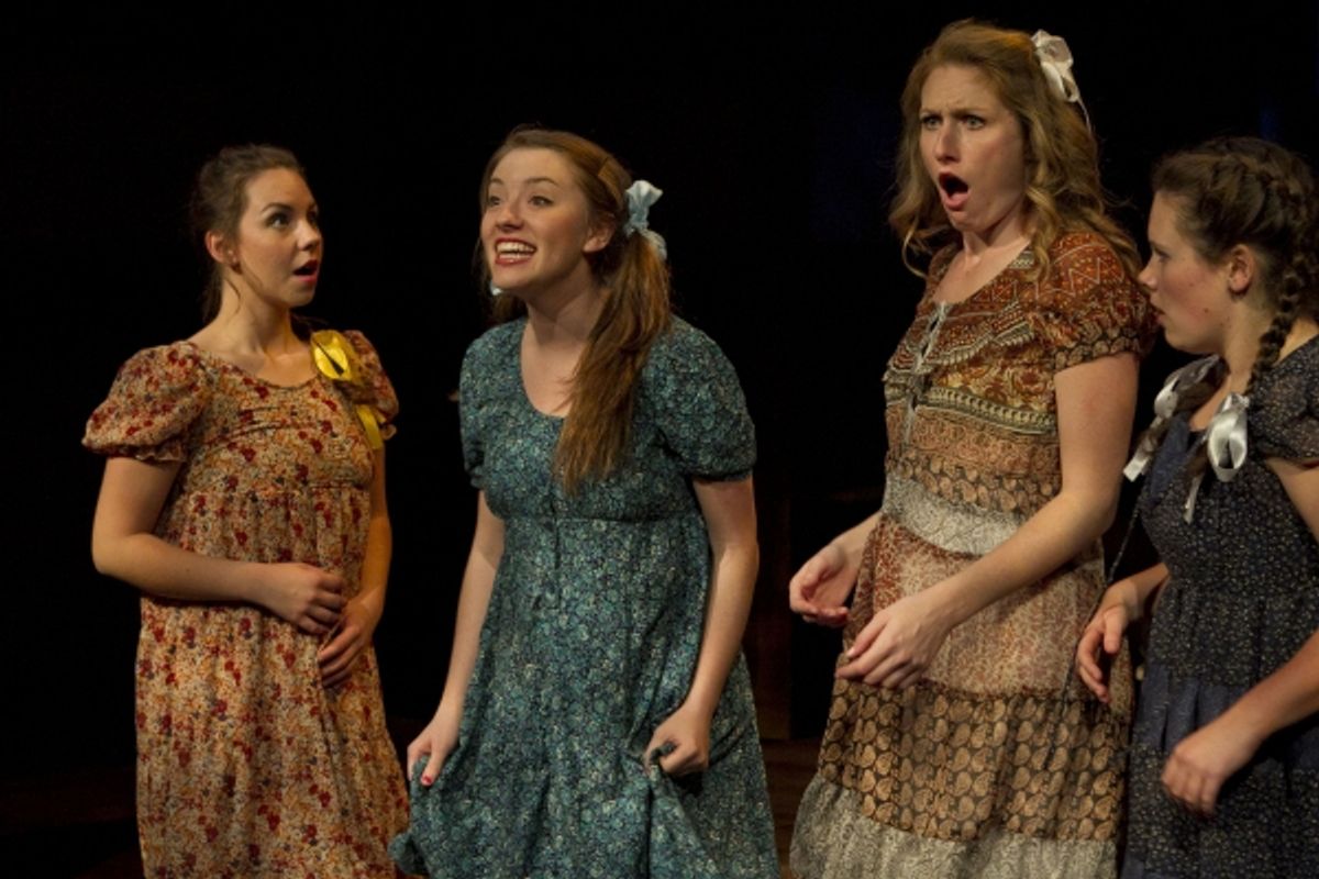 Caitlin Burnham, Kristin O'Connell, Carly Kincannon and Abigail Gillan at 