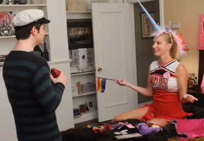 Heather Morris, Chris Colfer Photo