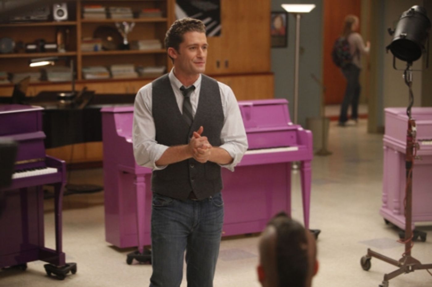Photo Flash: GLEE Kicks of Thrid Season with 'Purple Piano Project'  Image