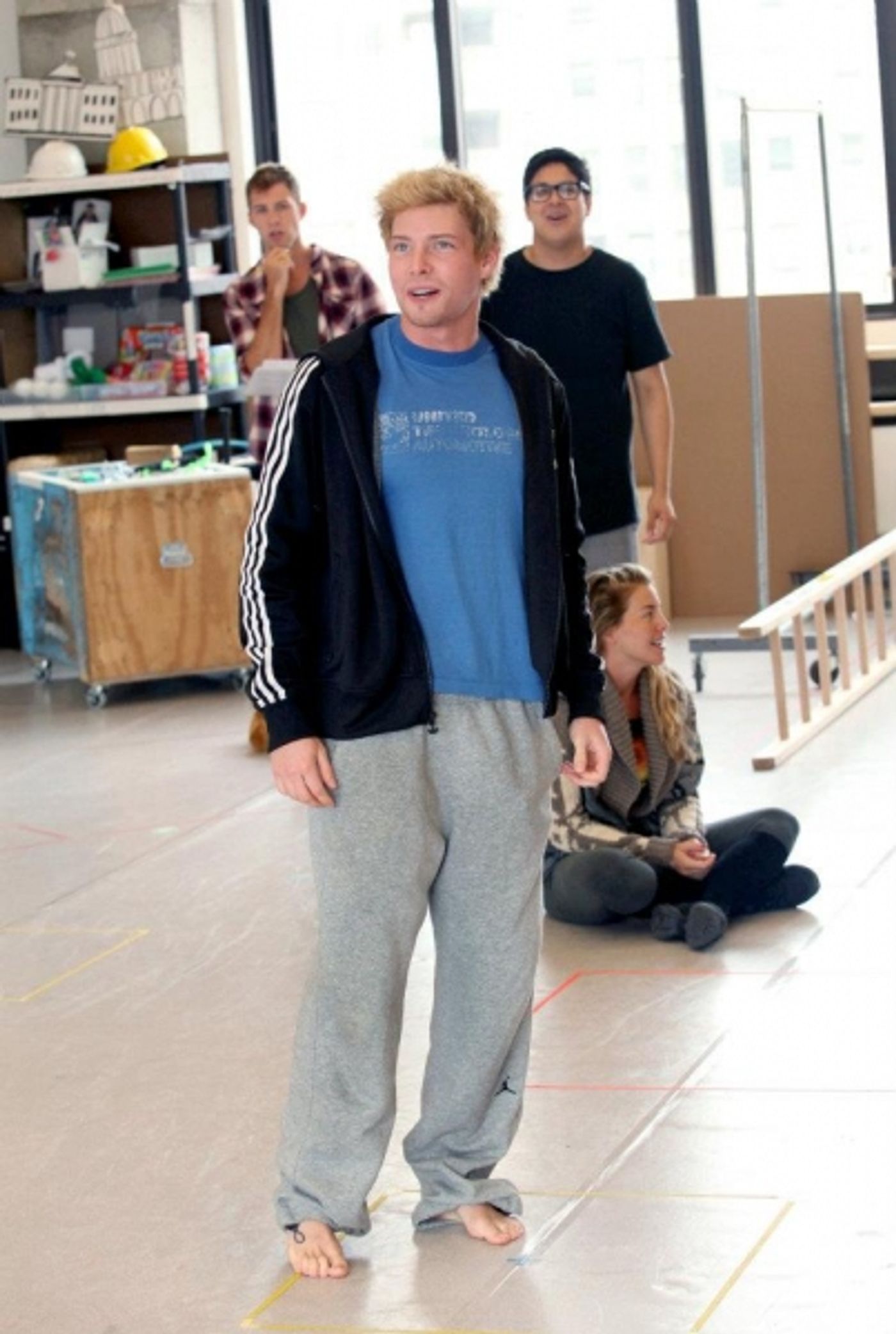 Photo Flash: First Look at GODSPELL in Rehearsal!  Image