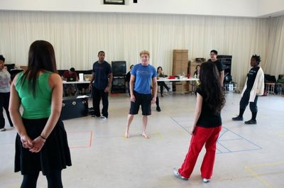 Hunter Parrish and Cast of GODSPELL Photo