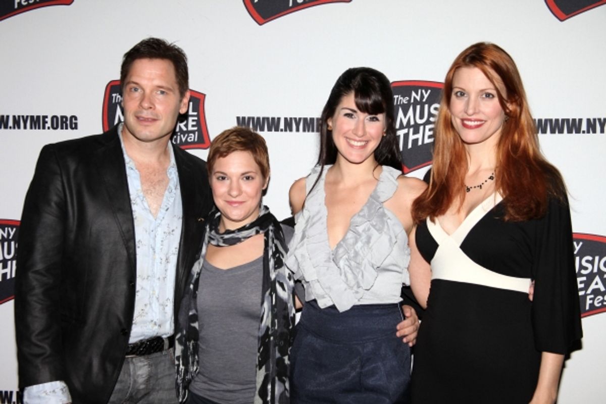 Michael Hayden, Daisy Eagan and Rachel York and the cast of 'Ghostlight'  at 