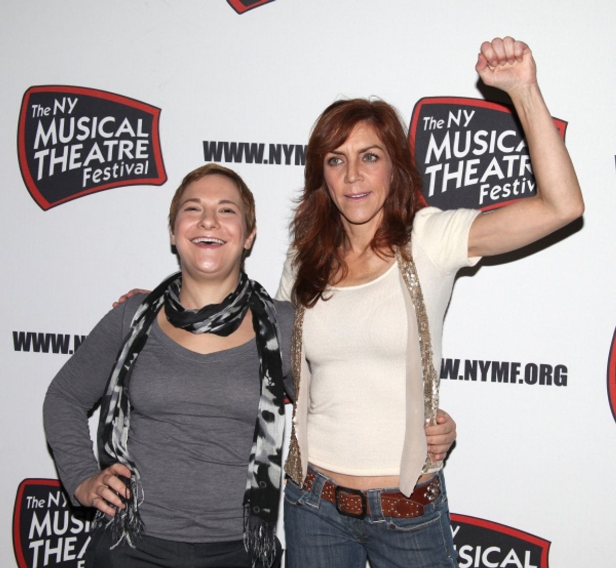 Daisy Eagan and Andrea McArdle  at 