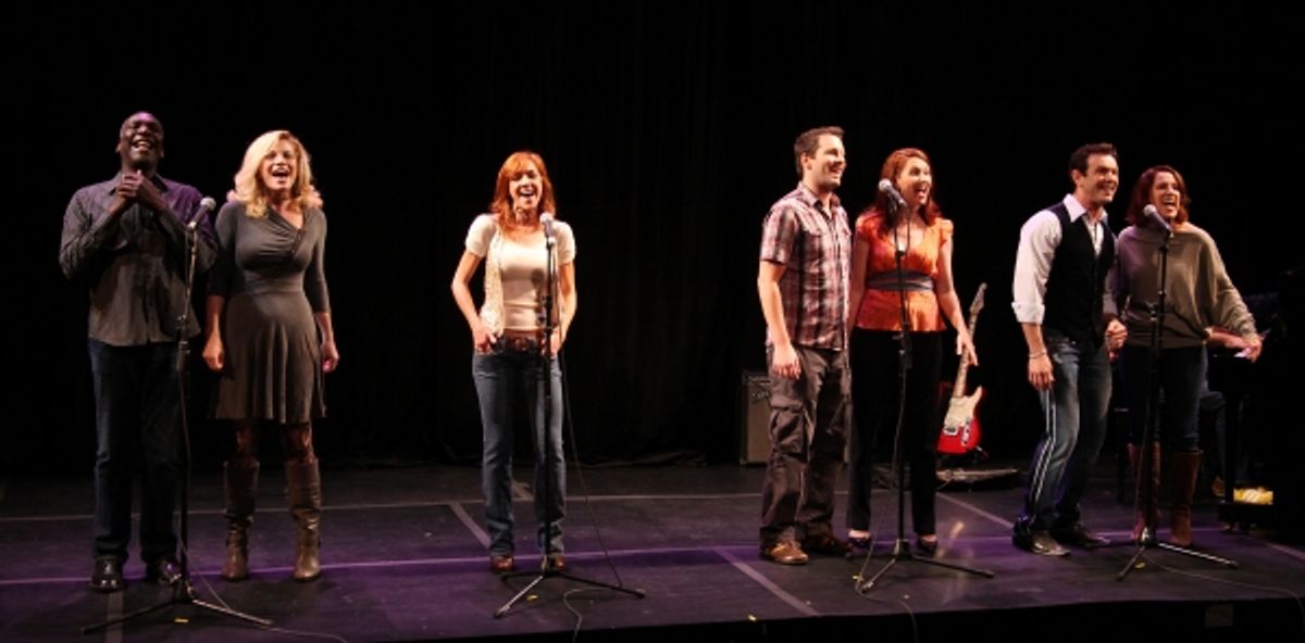 The cast of  ('Greenwood')  featuring Andrea McArdle, Felicia Finley, Mary Mossberg, Alicia Morton & Cary Shields at 