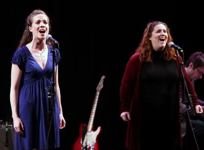 Donna Lynne Champlin & The cast of  ('Jane's Austen's Pride and Prejudice') Photo