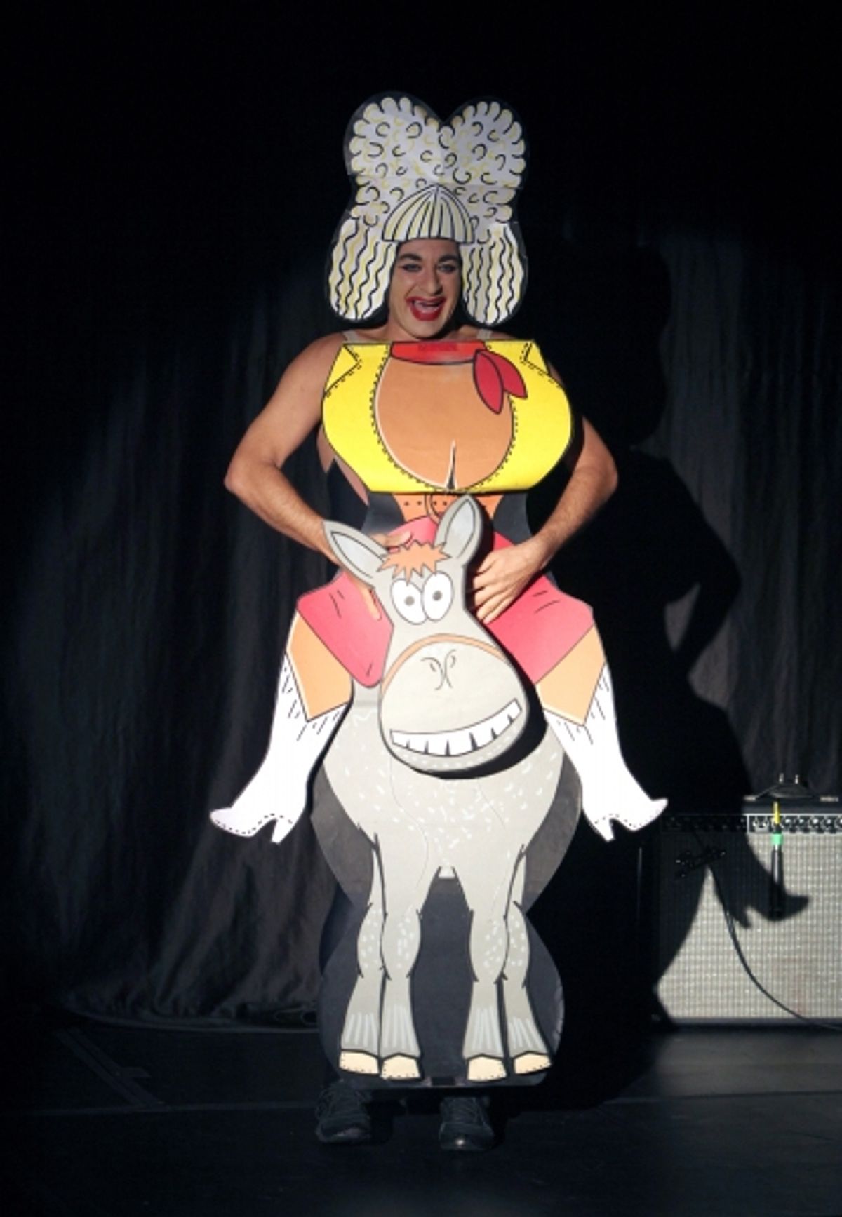 Ennio Marchetto (The Living Paper Cartoon) at 