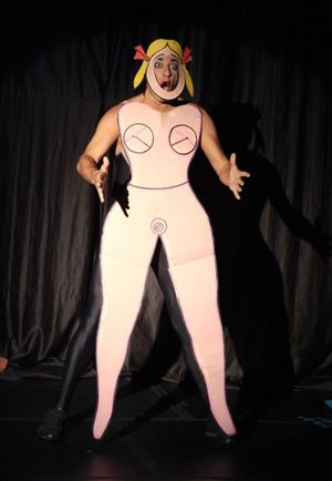 Ennio Marchetto (The Living Paper Cartoon) Photo