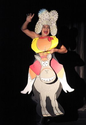 Ennio Marchetto (The Living Paper Cartoon) Photo