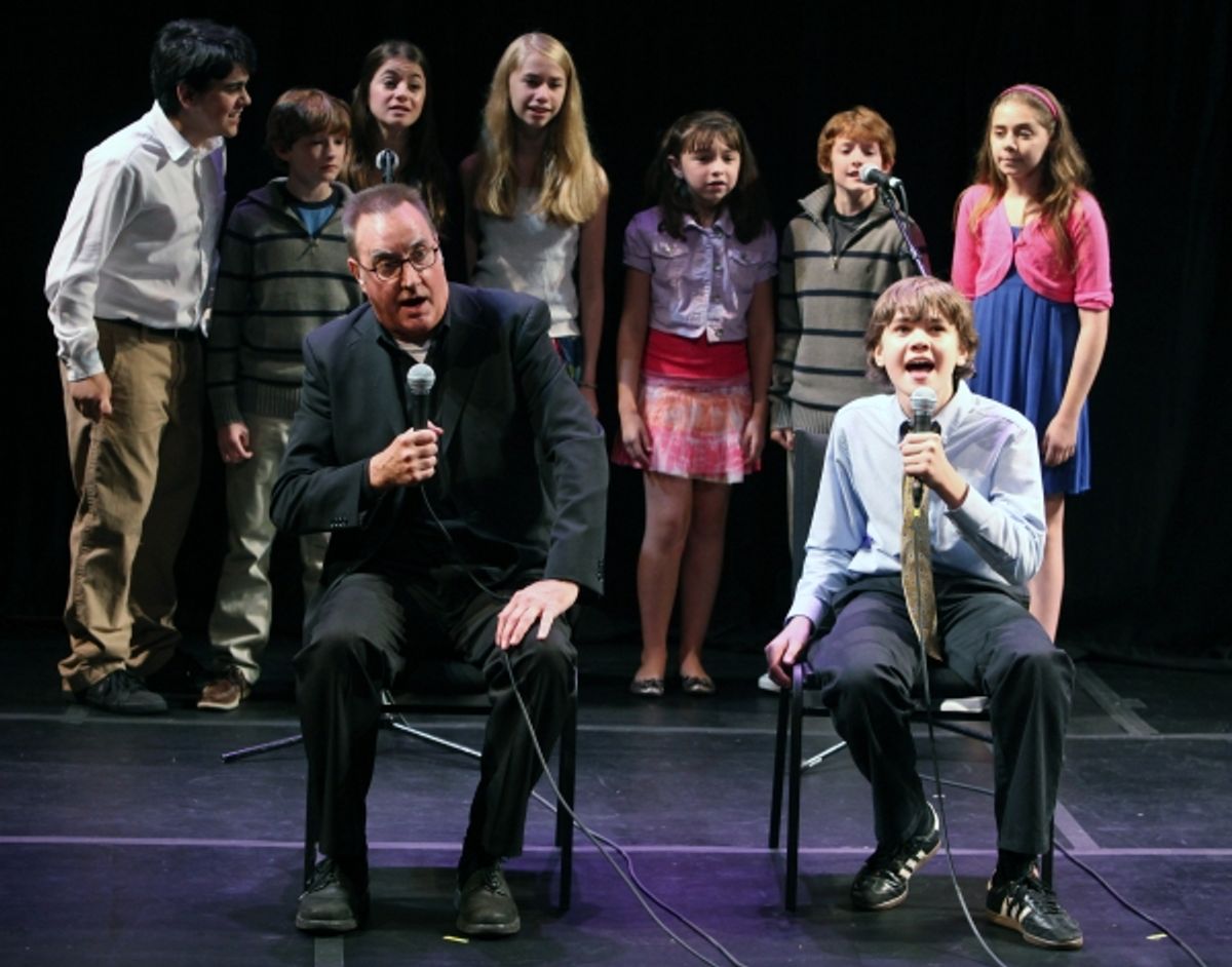 Kyle Brenn  & the cast of ('The Kid Who Would Be Pope')  at 