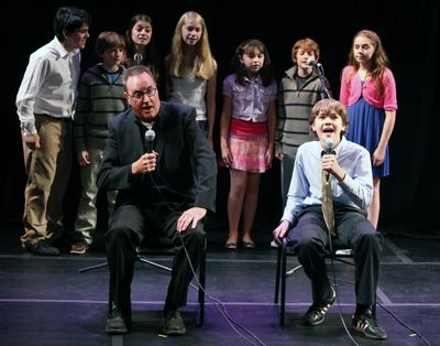 Kyle Brenn  & the cast of ('The Kid Who Would Be Pope')  Photo