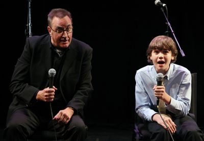 Kyle Brenn  & the cast of ('The Kid Who Would Be Pope' ) Photo