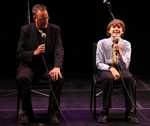 Kyle Brenn  & the cast of  ('The Kid Who Would Be Pope' ) Photo