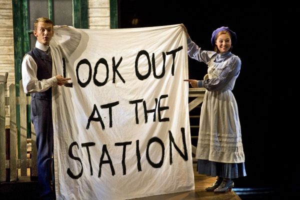 Photo Flash: The Railway Children at Waterloo Station  Image
