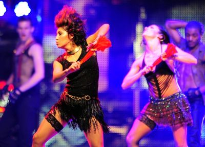 Sept. 21, 2011 - Charlotte, NC, USA - Caitlynn Lawson performs with other cast member Photo