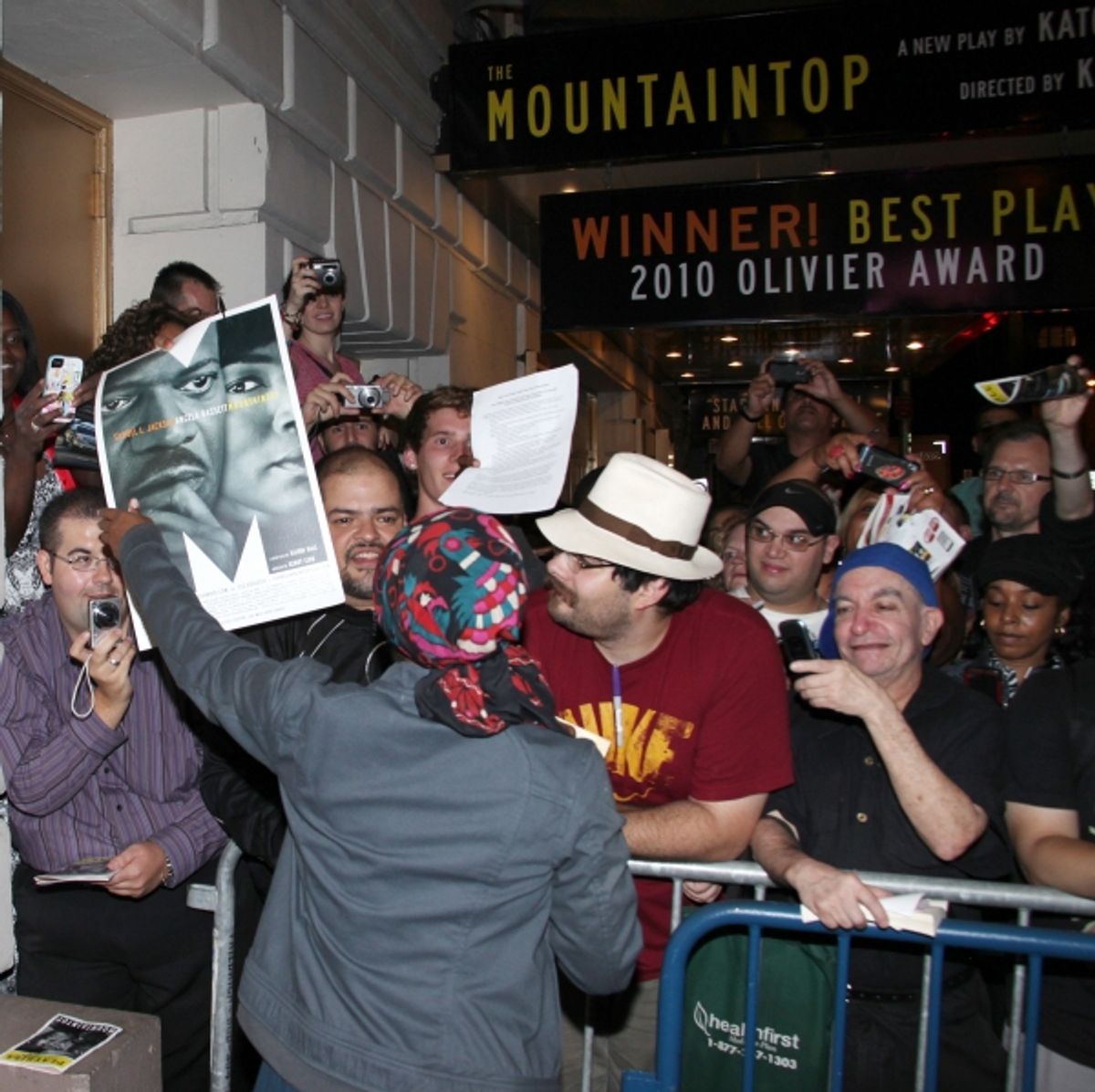 Angela Bassett & Fans at 