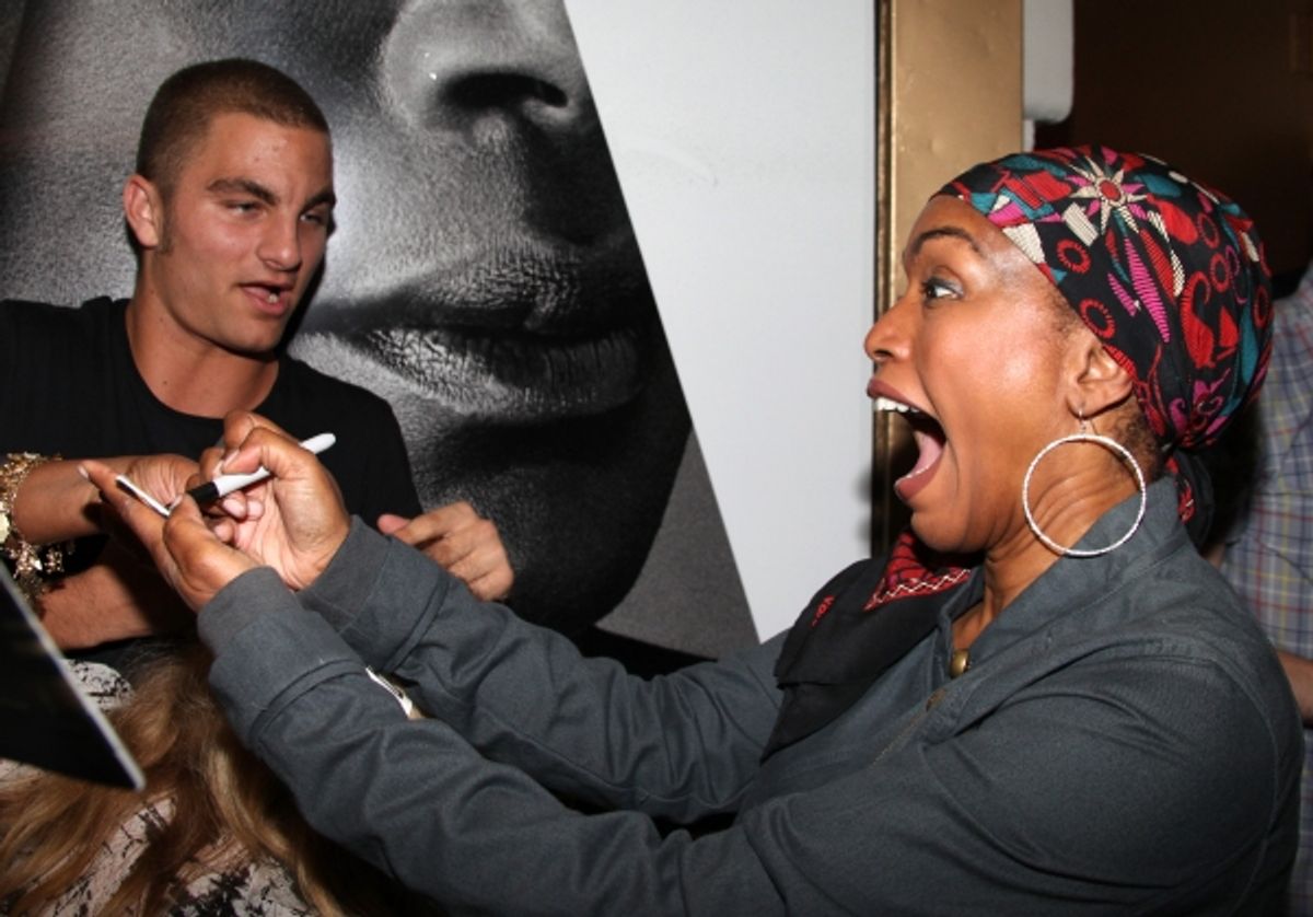 Angela Bassett & Fans at 