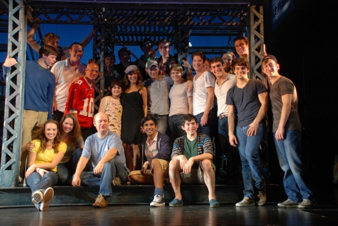 Photo Flash: Susan Lucci Visits NEWSIES!  Image