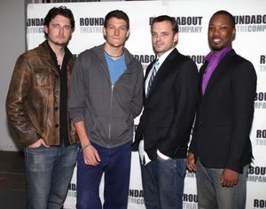 (L-R) Toby Leonard Moore, Gabriel Ebert, James McMenamin and Corey Hawkins  Photo