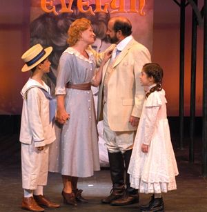 Megan Van De Hey as Mother and Wayne Kennedy as Tateh and children Photo