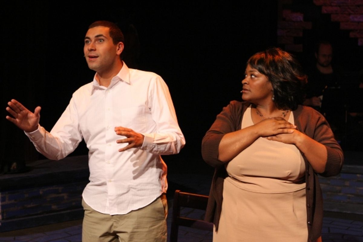 Keith Parker as the Youth and Talichia Noah as the Mother at 